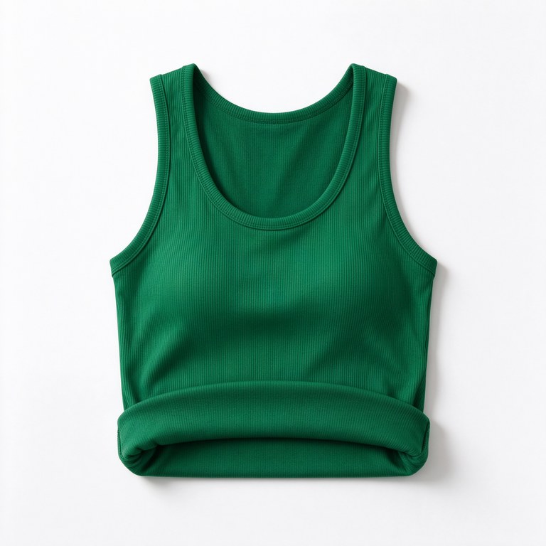 Emerald Ribbed Tank