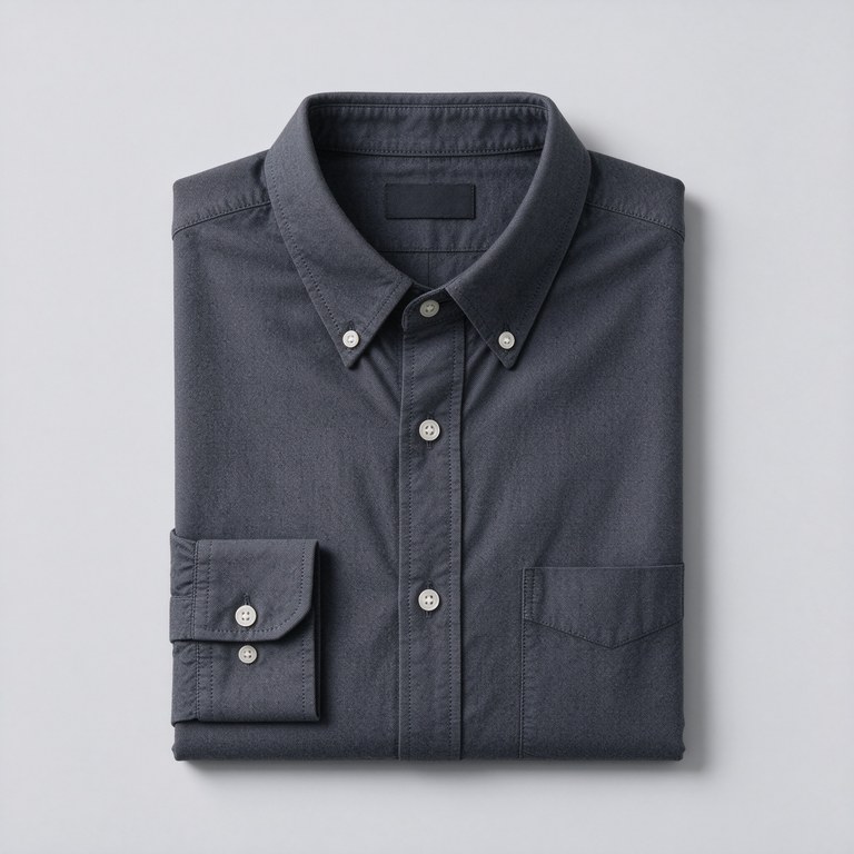 Charcoal Oxford Shirt