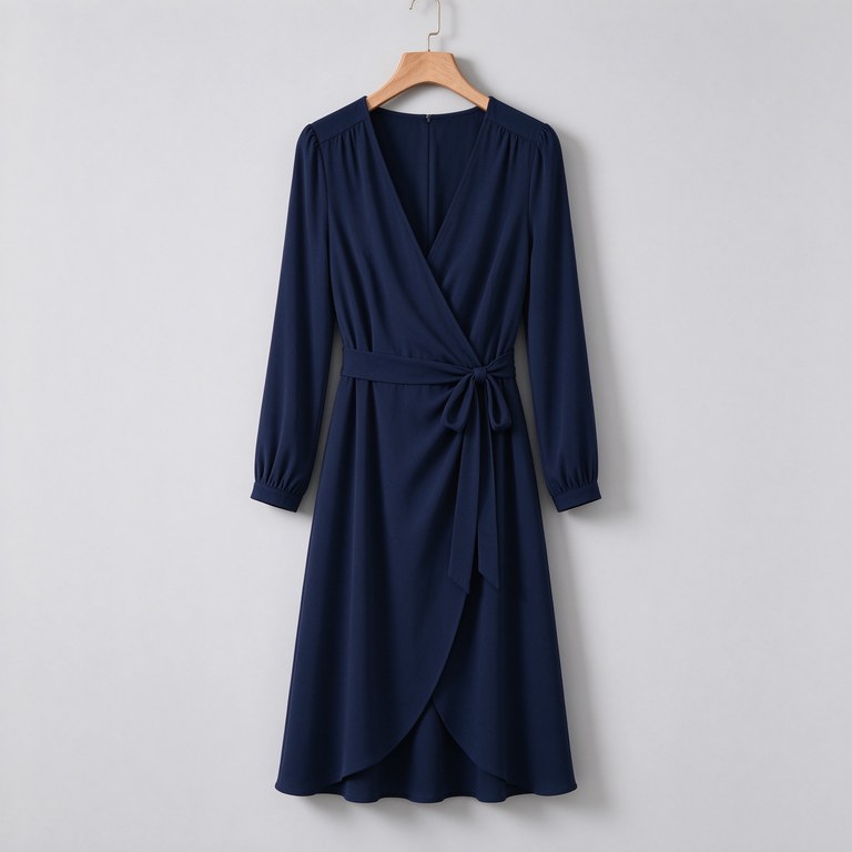 Midnight Wrap Dress
