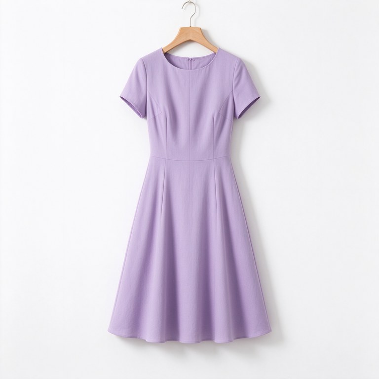 Lavender A-Line Dress