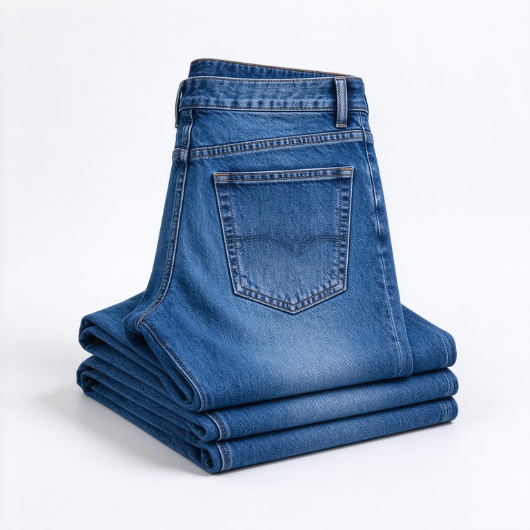 Classic Blue Straight Jeans