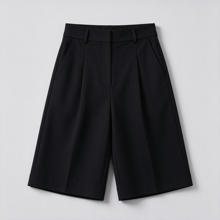 Black Culotte Trousers