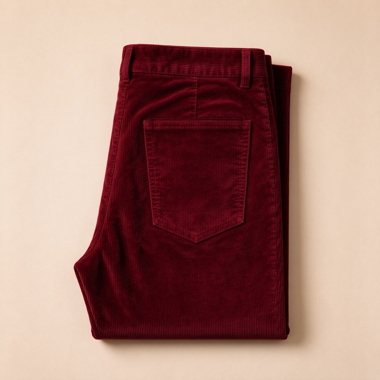 Burgundy Corduroy Pants